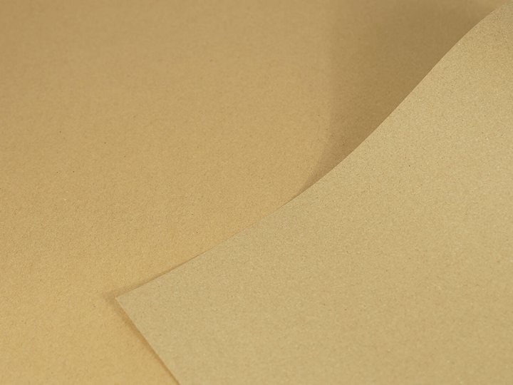 Brown kraft paper sample for paper bags