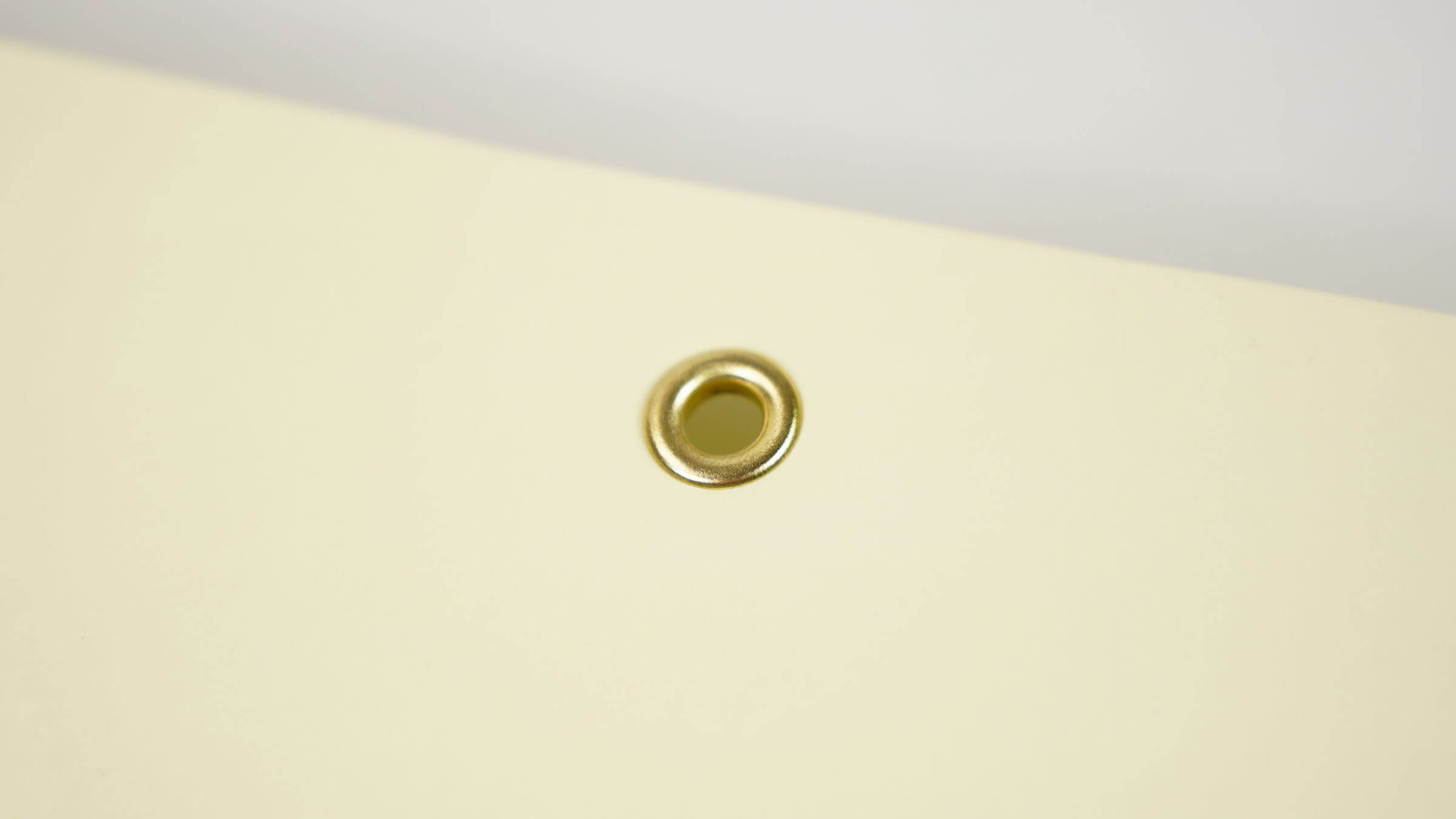 Gold eyelet sample